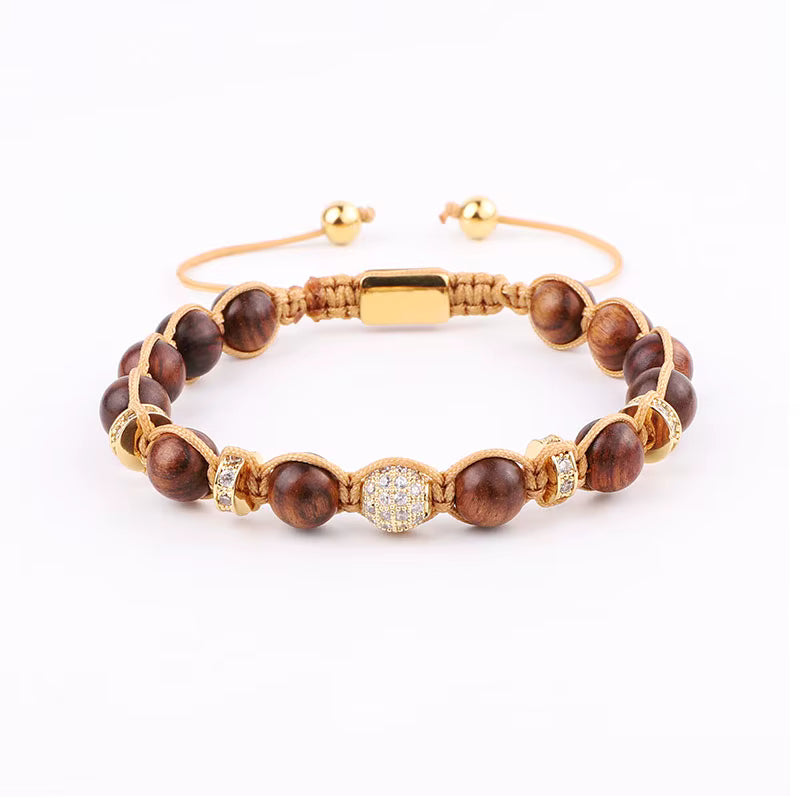 Golden Earth Charm Bracelet