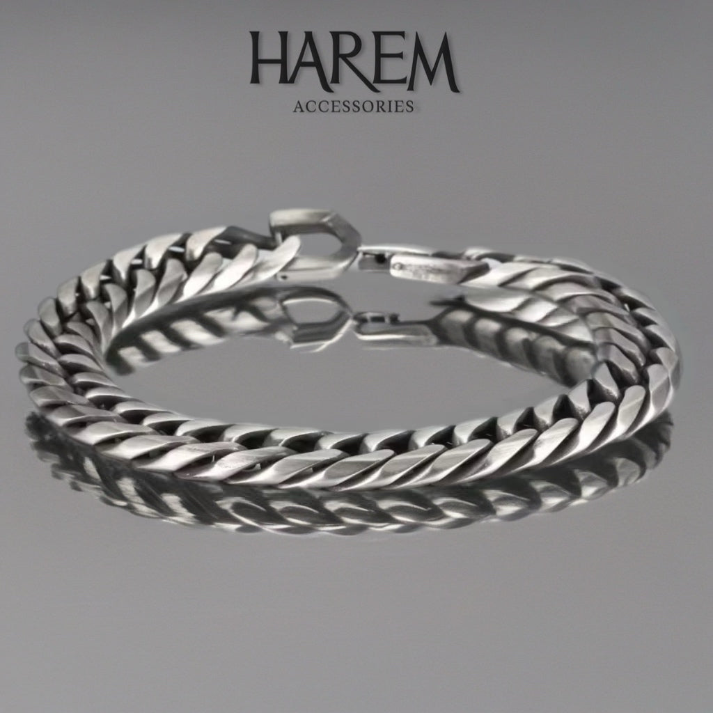 Titanium stainless steel bracelet.