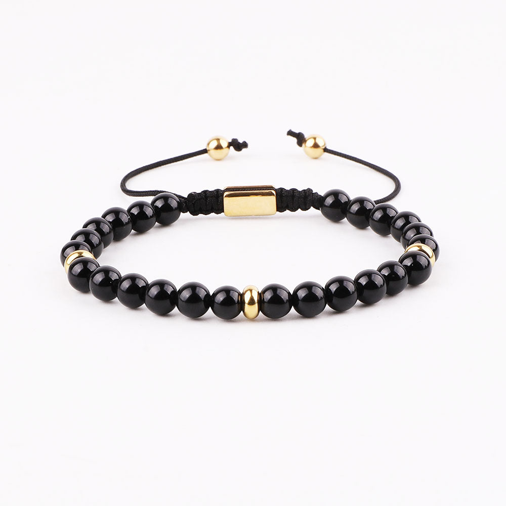 Prestige Black Agate Bracelet