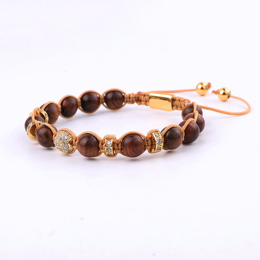 Golden Earth Charm Bracelet