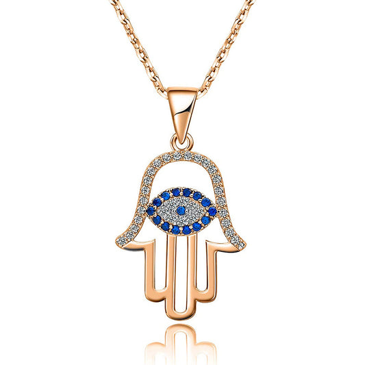 Divine Guardian Hamsa Necklace