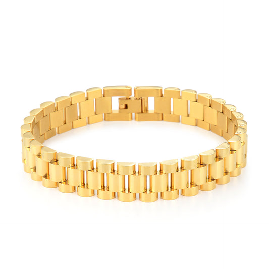 Emir Stainless Steel Bracelet Gold