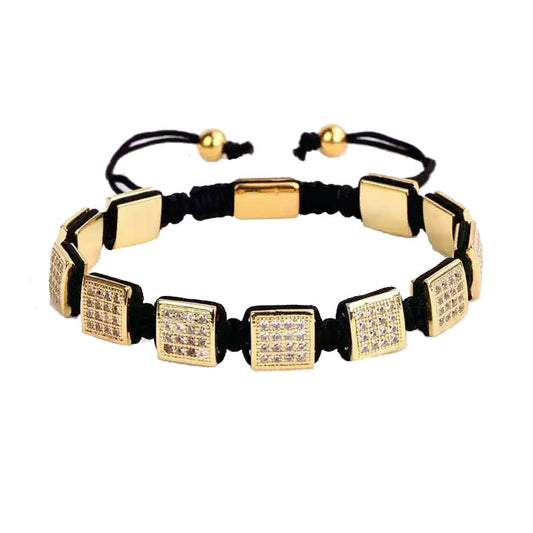 Vanta Square Bracelet Gold