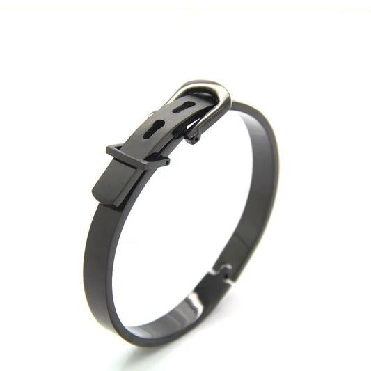 Black Buckle Bangle