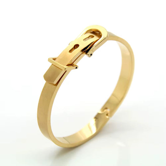 Golden Buckle Bangle