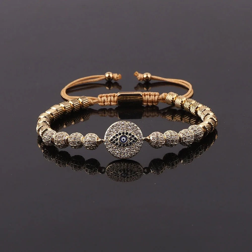 HQ CZ Eye Charm