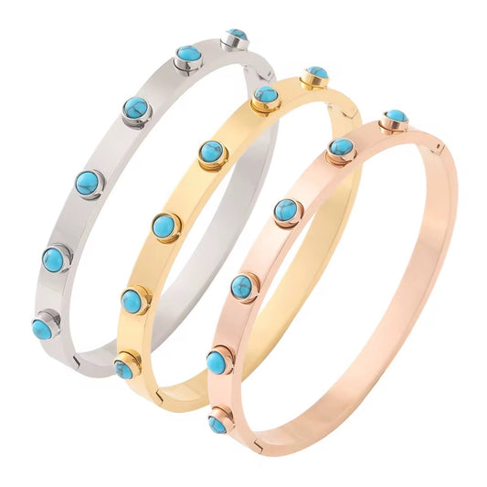 Turquoise Stud Bangle