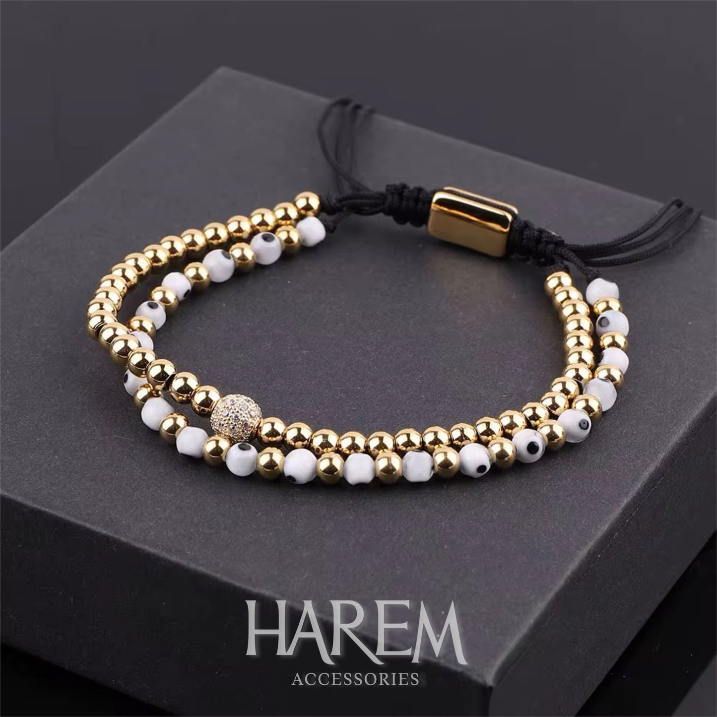 Nazar Luxe Bracelet White