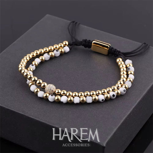 Nazar Luxe Bracelet White