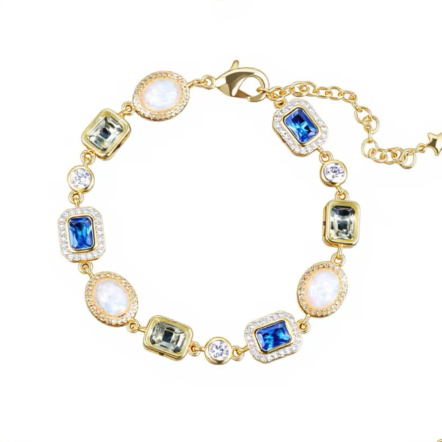 Sapphire Pearl Bracelet