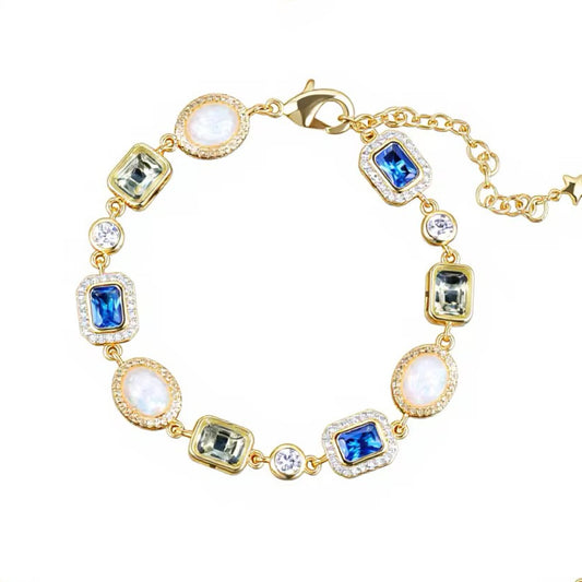 Sapphire Pearl Bracelet
